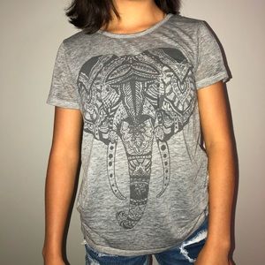 Elephant graphic tee